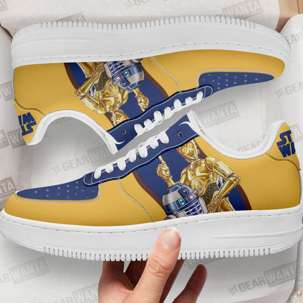 R2-D2 & C-3PO Star Wars Custom Air Sneakers