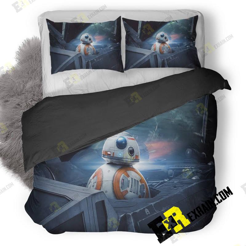 R2 D2 In Star Wars The Last Jedi 5K Js 3D Customized Duvet Cover Bedding Set