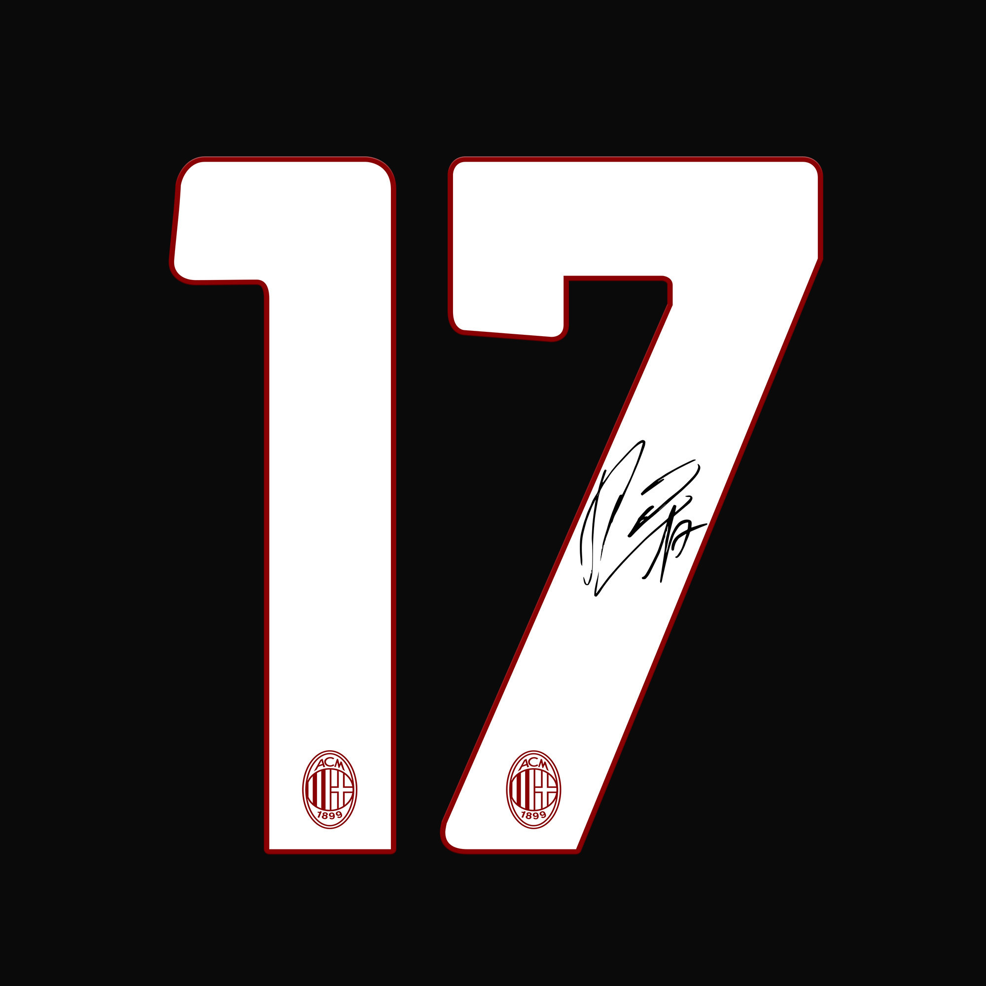 Rafael Leao 17 Signed AC Milan 2022/23 Home Men Soccer Jersey – Red/Black