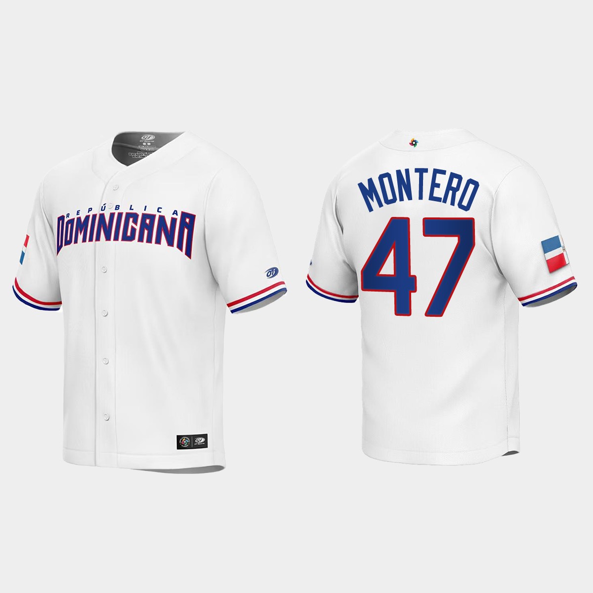 Rafael Montero Dominican Republic 2023 World Classic Jersey - White