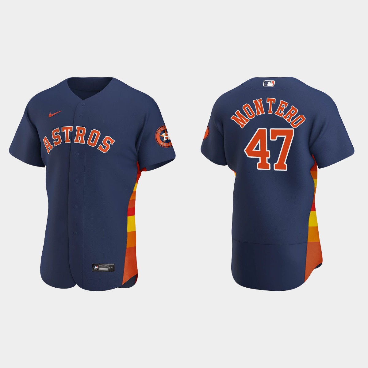 Rafael Montero Houston Astros Alternate Jersey - Navy