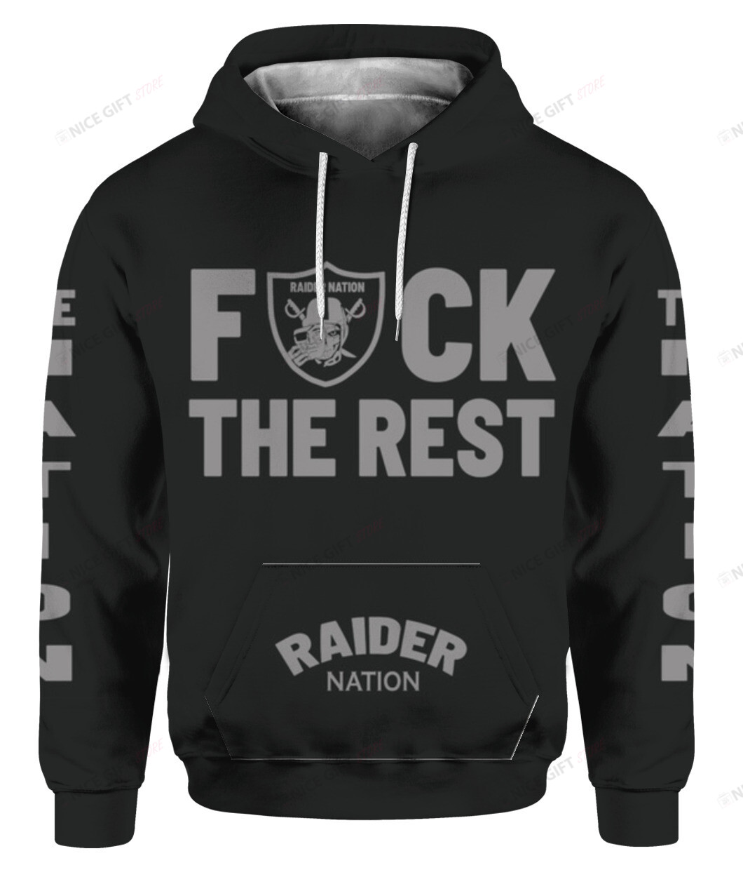 Raider Nation 3D Hoodie Gift For Fans