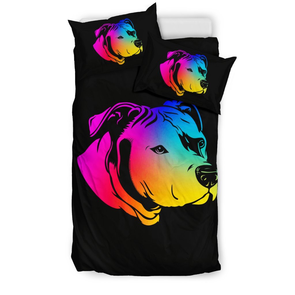 Rainbow Pit 3D Customized Duvet Cover Bedding Set