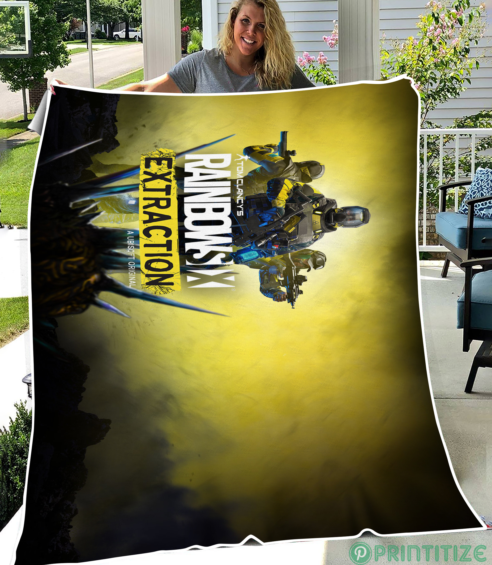 Rainbow Six Extraction Fleece Blanket