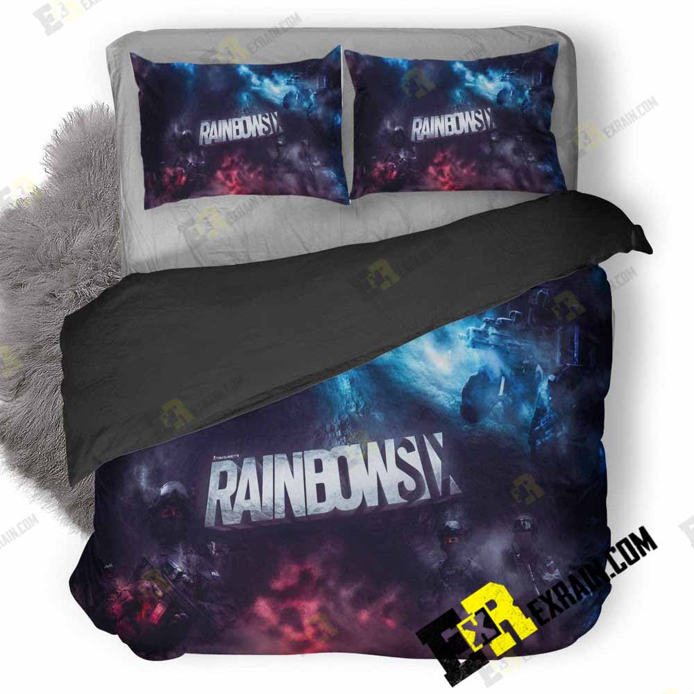 Rainbow Six Siege Artwork Dz 3D Customized Duvet Cover Bedding Set
