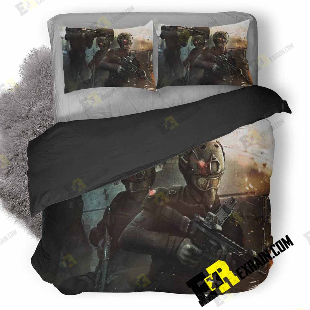 Rainbow Six Siege Concept Art 2C 3D Customized Duvet Cover Bedding Set