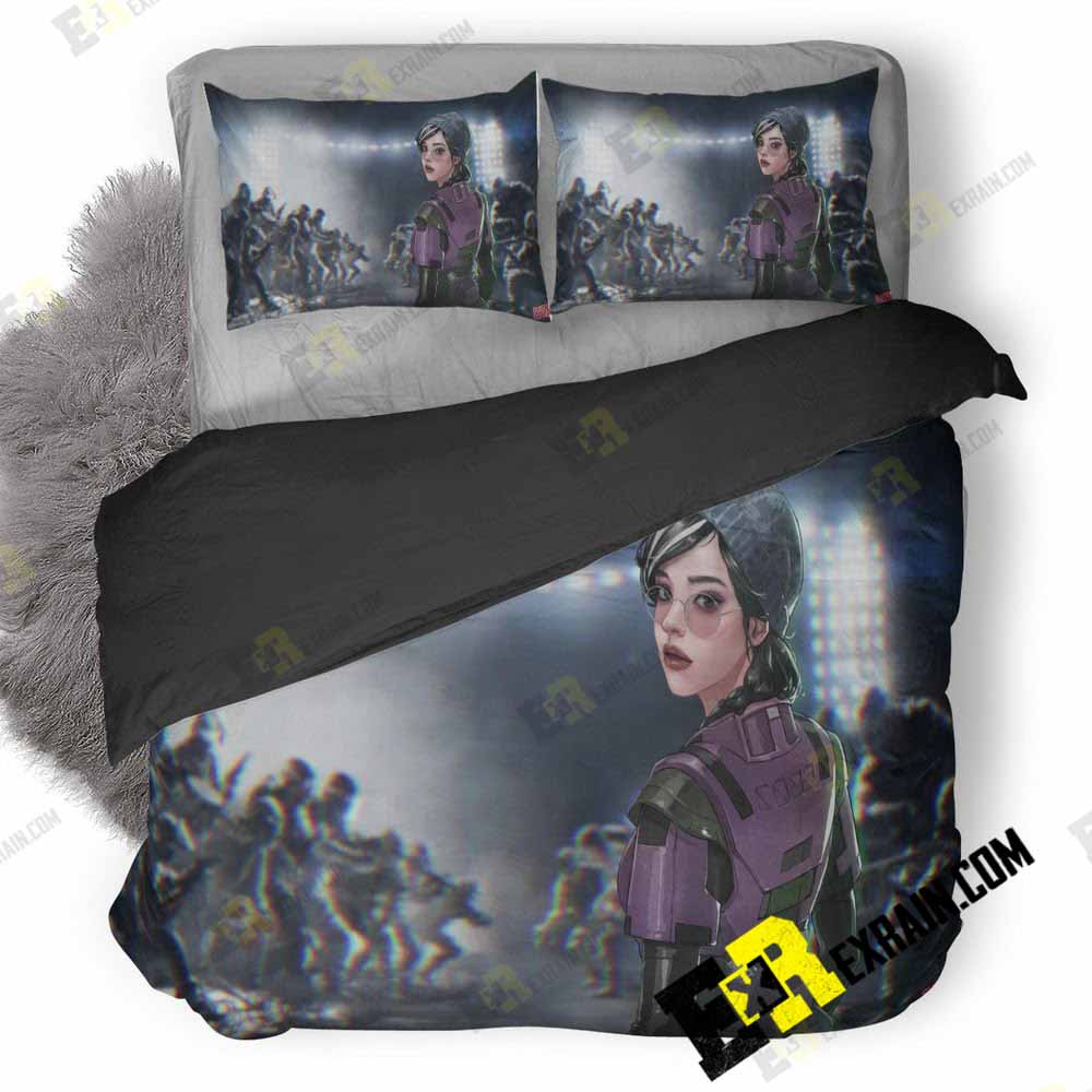 Rainbow Six Siege Dokkaebi Artwork 56 3D Customized Duvet Cover Bedding Set