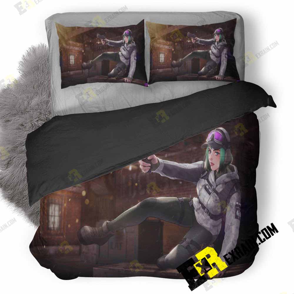 Rainbow Six Siege Ela T0 3D Customized Duvet Cover Bedding Set