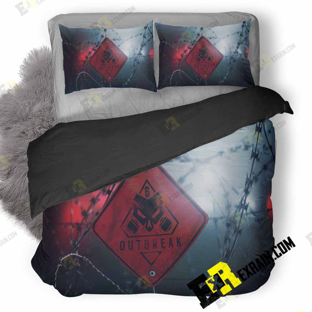 Rainbow Six Siege Outbreak Dlc 7S 3D Customized Duvet Cover Bedding Set