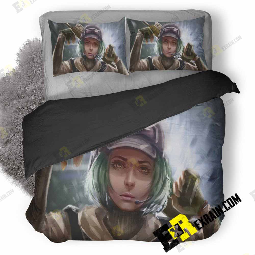 Rainbowsix Siege Ela 33 3D Customized Duvet Cover Bedding Set