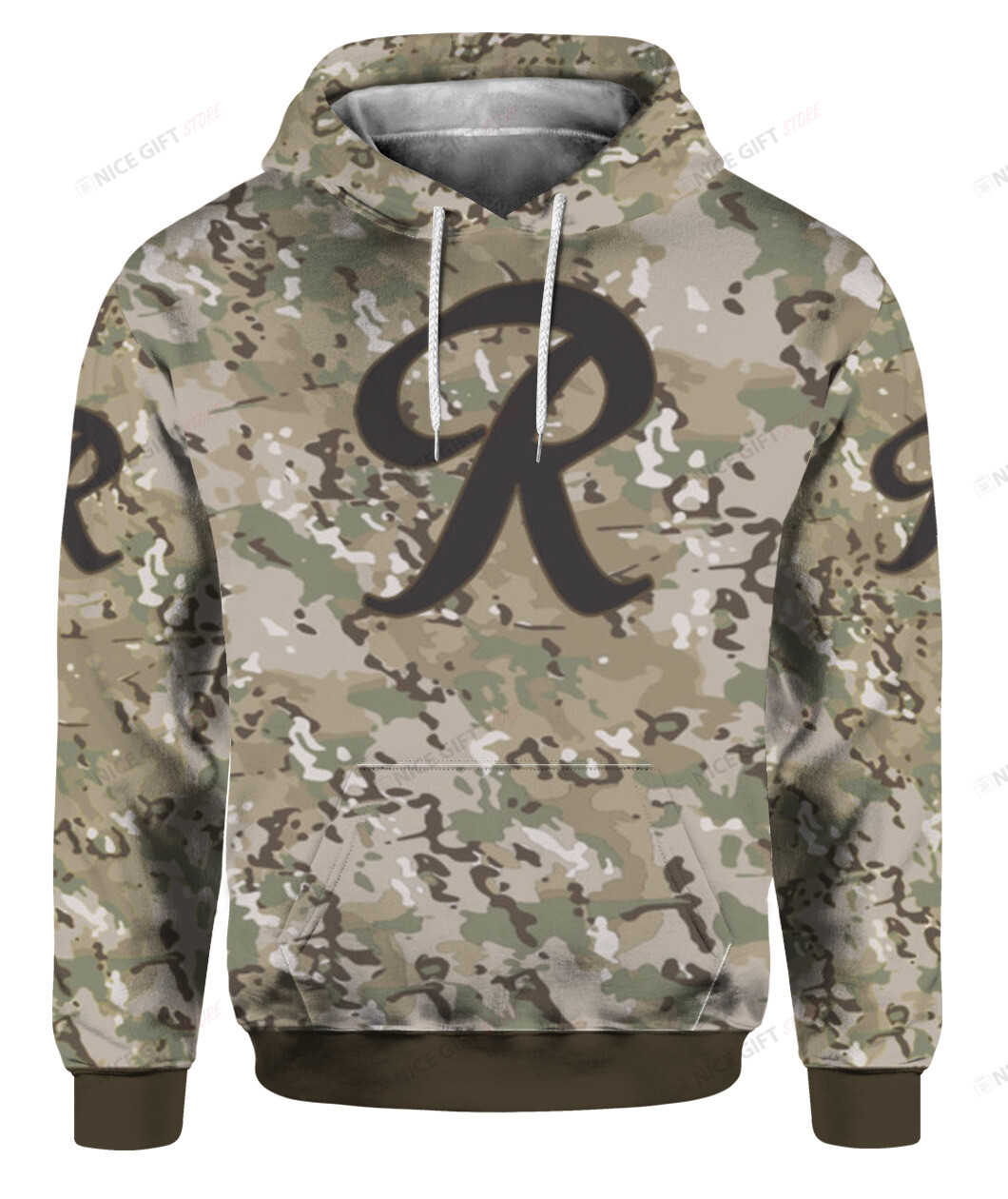Rainier Camouflage 3D Hoodie Gift For Fans