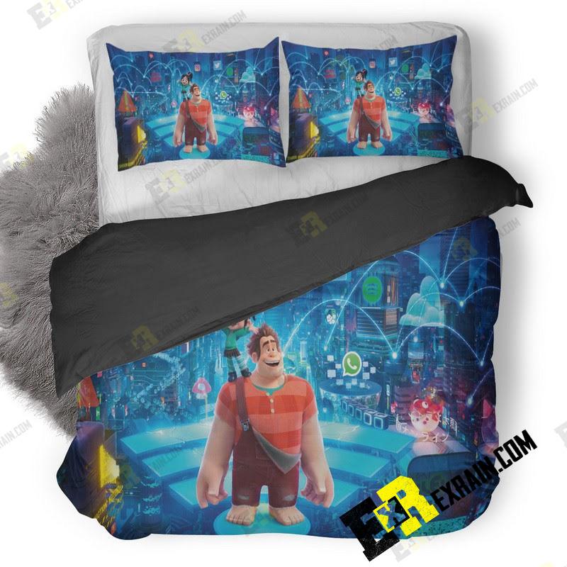 Ralph Breaks The Internet Wreck It Ralph 15K 3N 3D Customized Duvet Cover Bedding Set