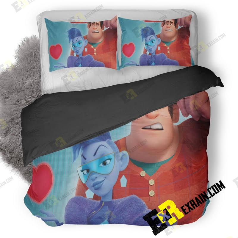 Ralph Breaks The Internet Wreck It Ralph Poster Se 3D Customized Duvet Cover Bedding Set