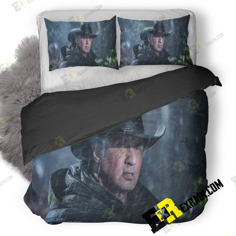 Rambo V The Last Blood Movie B 3D Customized Duvet Cover Bedding Set