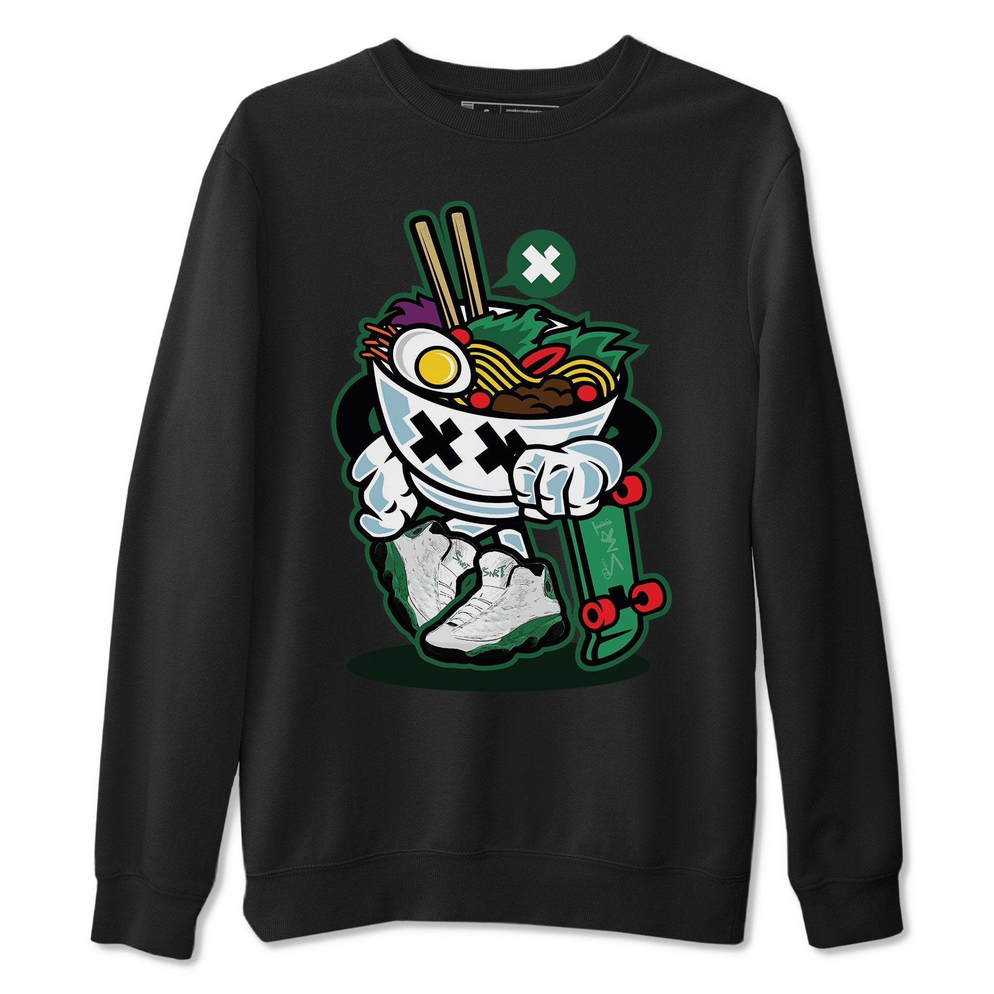 Ramen Style Unisex Sweater – Air Jordan 13 Lucky Green, Sneakers Matching Sweater