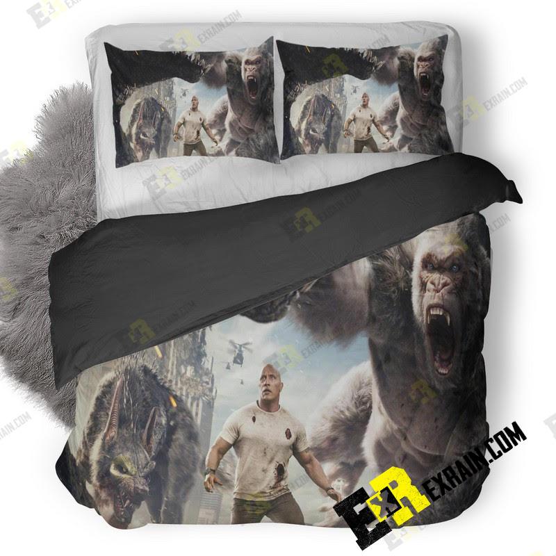 Rampage Chinese Poster U1 3D Customized Duvet Cover Bedding Set