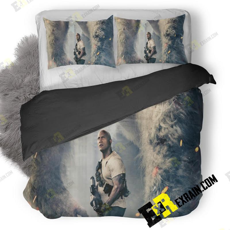 Rampage Dwayne Johnson I 3D Customized Duvet Cover Bedding Set