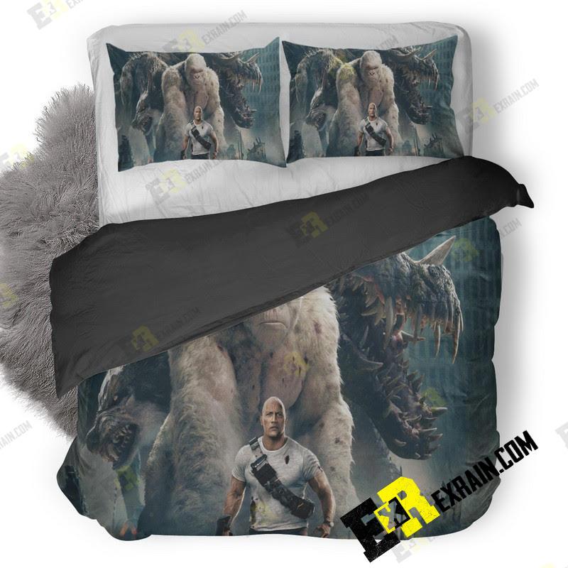 Rampage Movie 3D Customized Duvet Cover Bedding Set