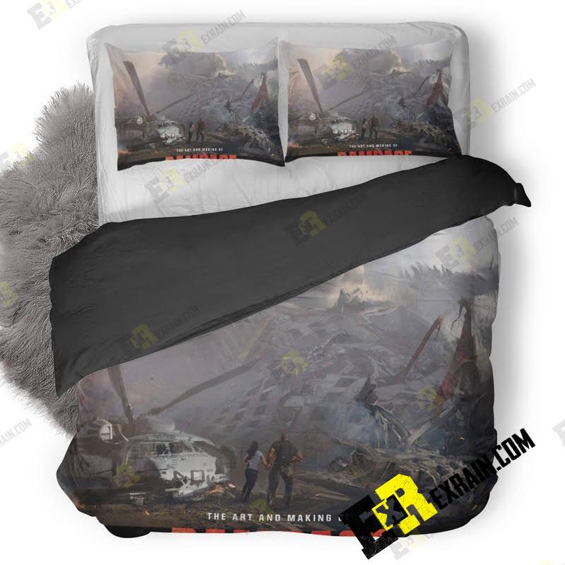 Rampage Movie Artwork 3B 3D Customized Duvet Cover Bedding Set