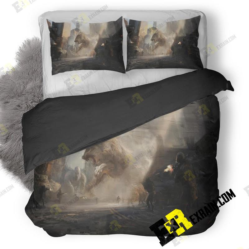 Rampage Movie Fan Artwork 2I 3D Customized Duvet Cover Bedding Set