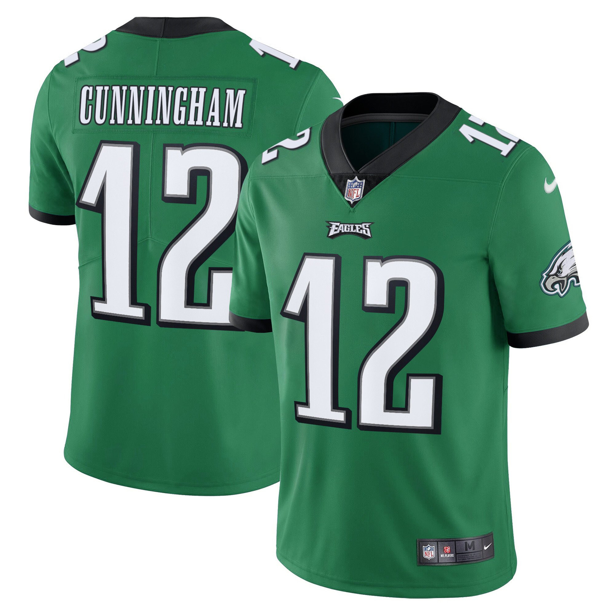 Randall Cunningham Men's Philadelphia Eagles Kelly Green Limited Jersey - All Stitched
