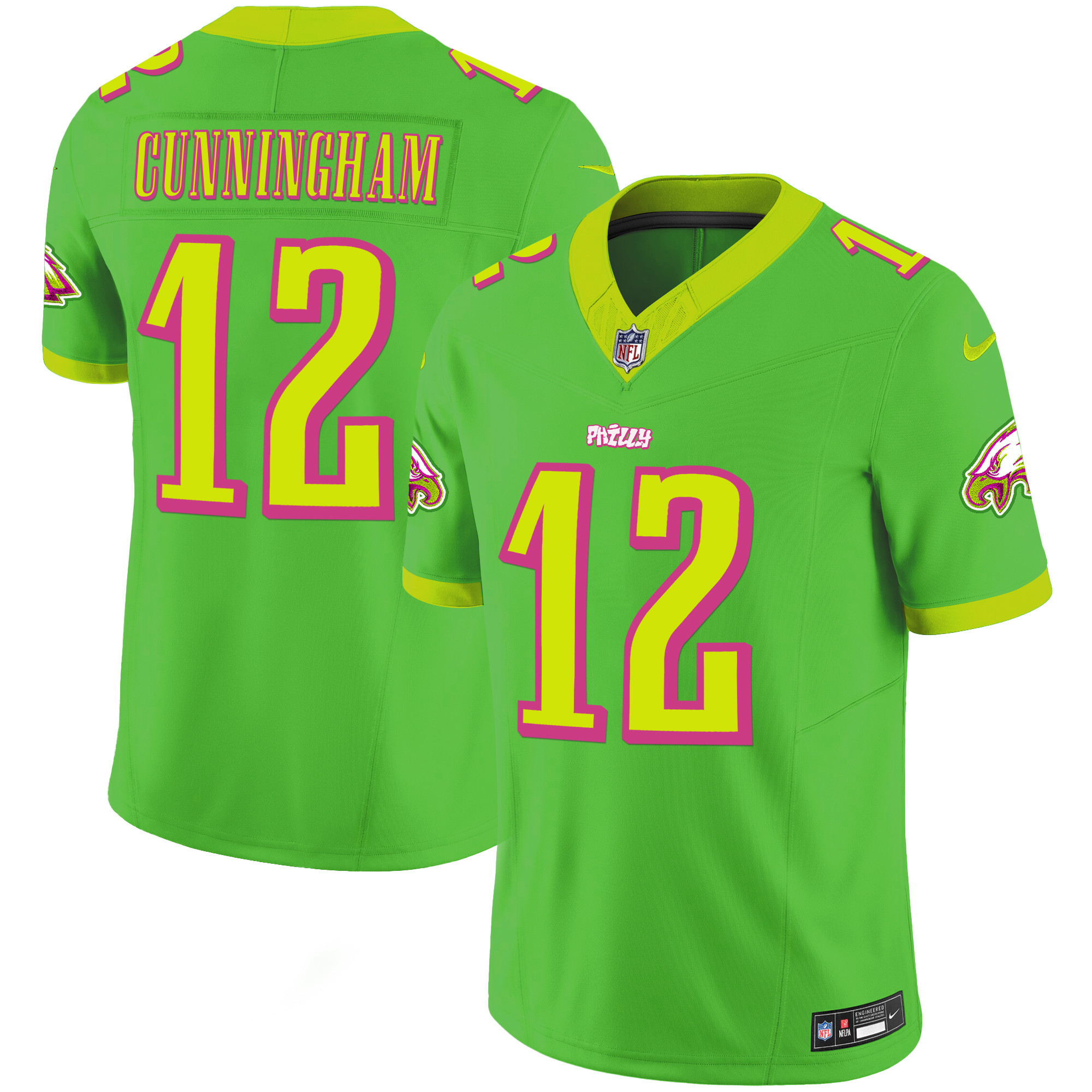 Randall Cunningham Philadelphia Eagles City Edition Vapor Jersey - All Stitched