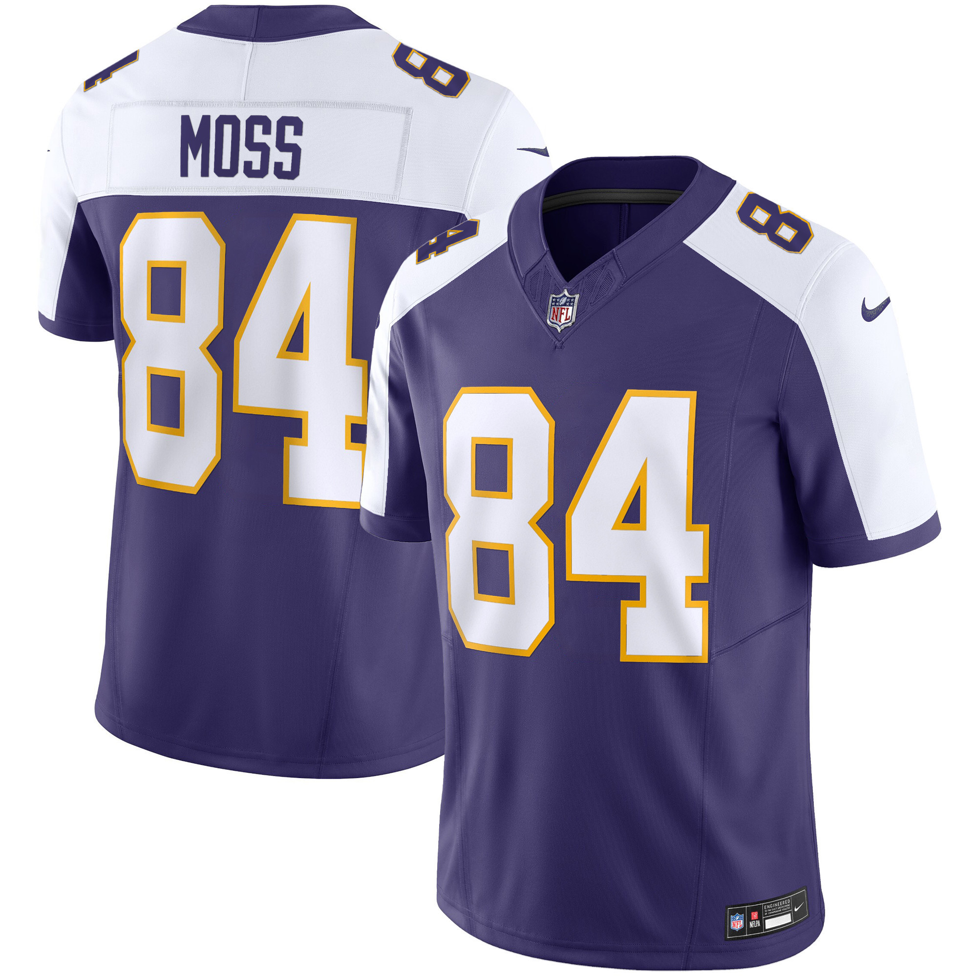 Randy Moss Men's Minnesota Vikings Classic Limited Alternate Jersey - All Stitched
