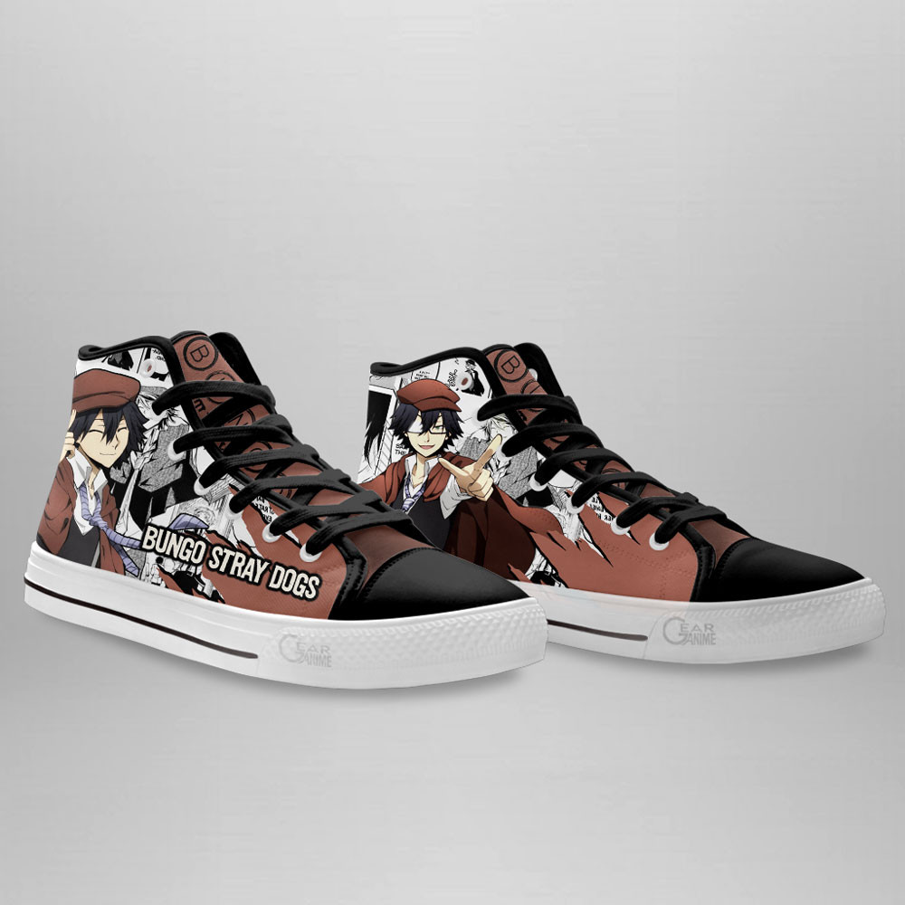 Ranpo Edogawa High Top Shoes Bungo Stray Dogs Custom Anime Sneakers