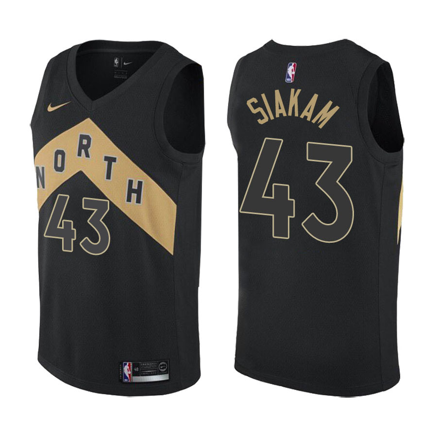 Raptors Male Pascal Siakam #43 City Edition Black Jersey