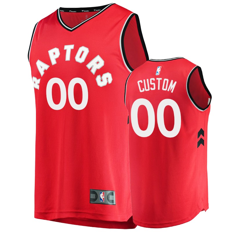 Raptors Men's Custom #00 Icon Fanatics Branded Jersey