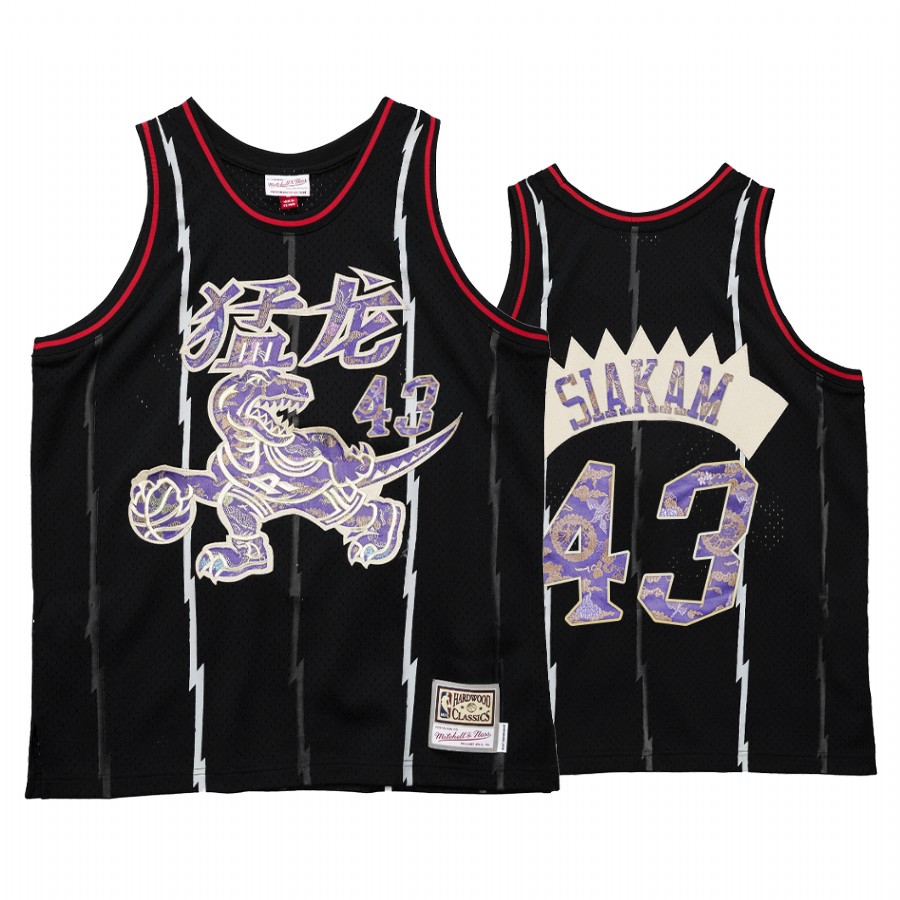 Raptors Pascal Siakam 2021 Lunar New Year Jersey Black OX HWC