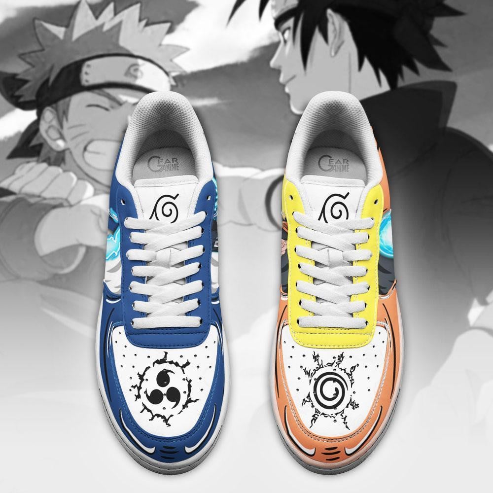 Rasengan and Chidori Air Sneakers Custom NRT Anime Shoes