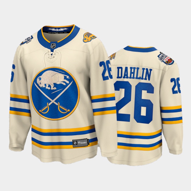 Rasmus Dahlin #26 Buffalo Sabres 2022 Heritage Classic Cream Jersey