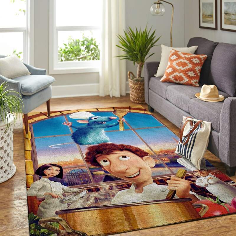 Ratatouille Living Room Area Rectangle Rug