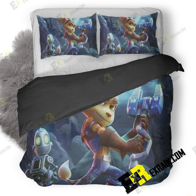 Ratchet And Clank Movie 3D Customized Duvet Cover Bedding Set