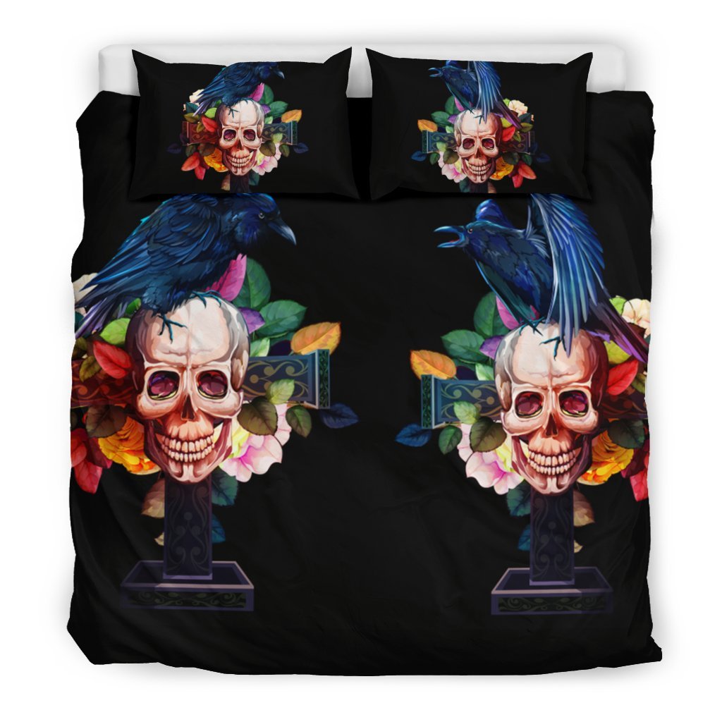 Raven Andkull 3D Customized Duvet Cover Bedding Set