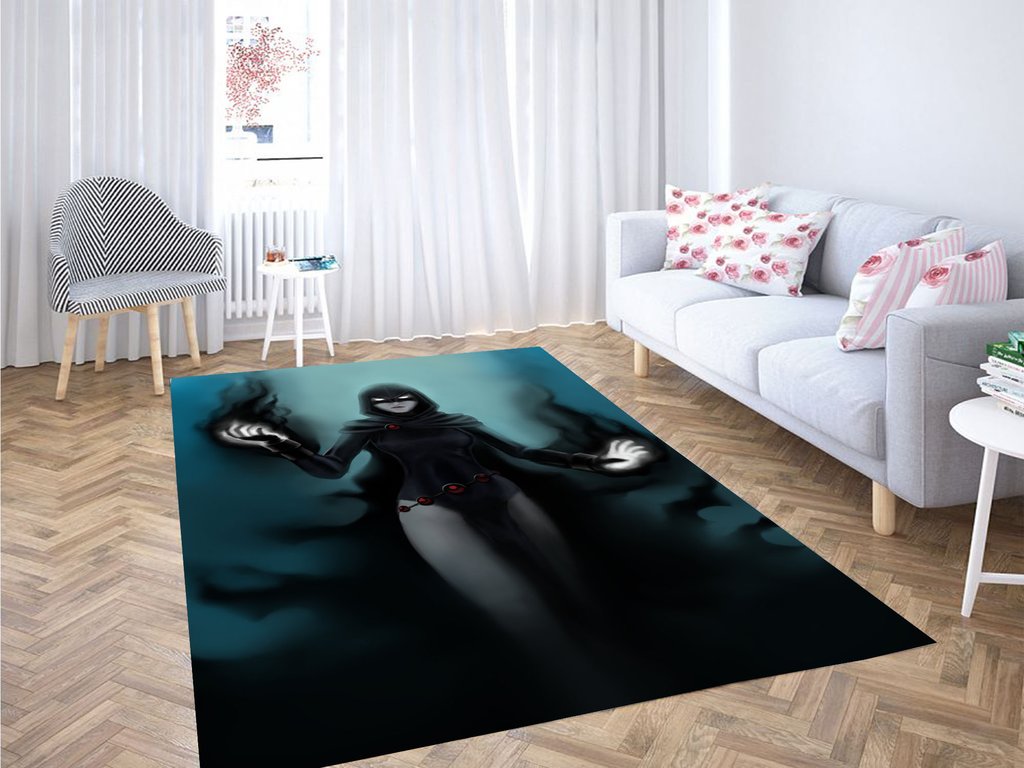 Raven Dc Comics Living Room Modern Carpet Rectangle Rug
