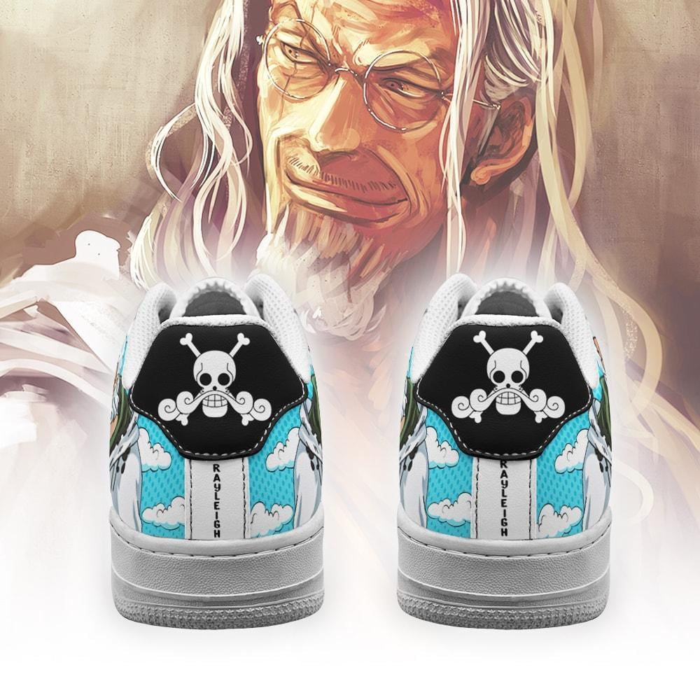 Rayleigh Air Sneakers Custom Anime One Piece Shoes For Fan