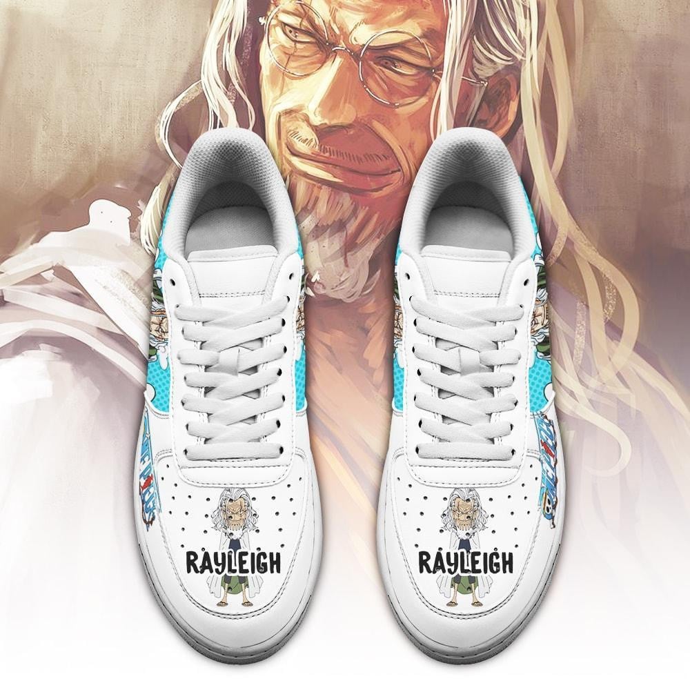 Rayleigh Air Sneakers Custom Anime One Piece Shoes For Fan