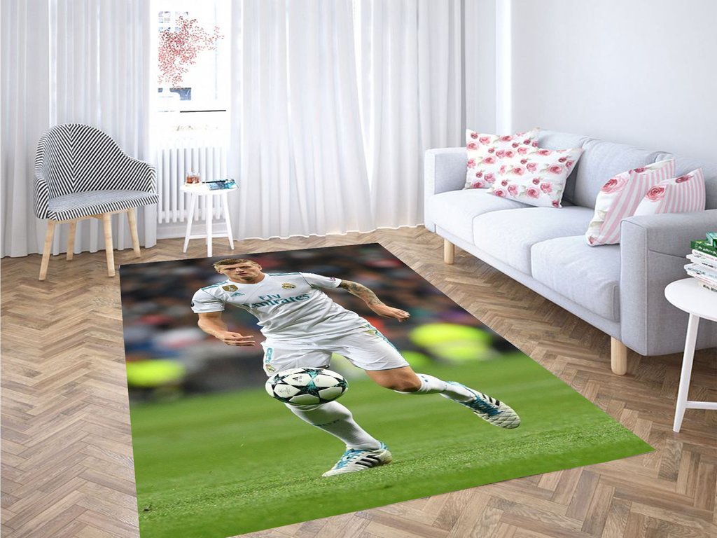 Real Madrid Toni Kroos Living Room Modern Carpet Rectangle Rug