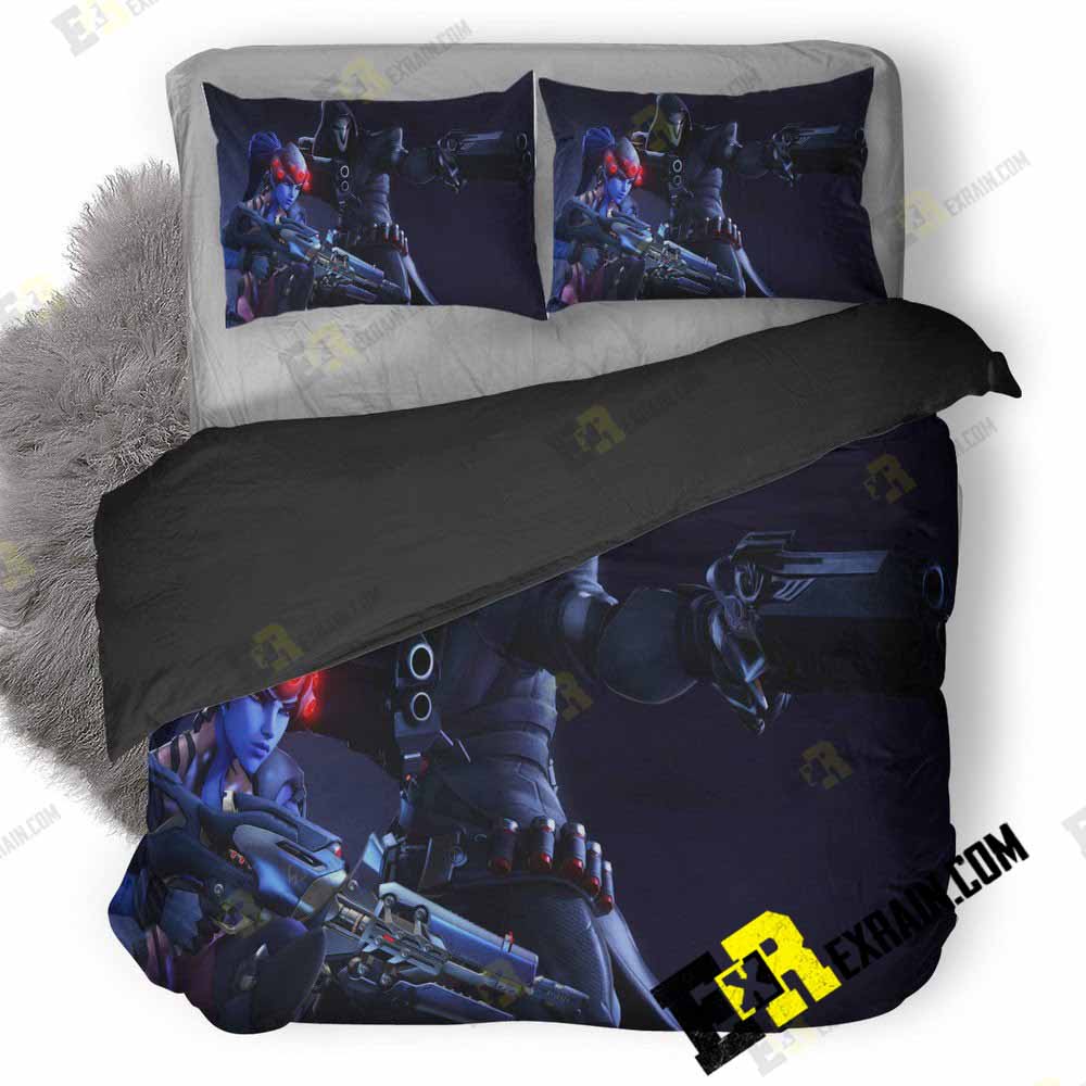 Reaper And Sombra 7C 3D Customized Duvet Cover Bedding Set
