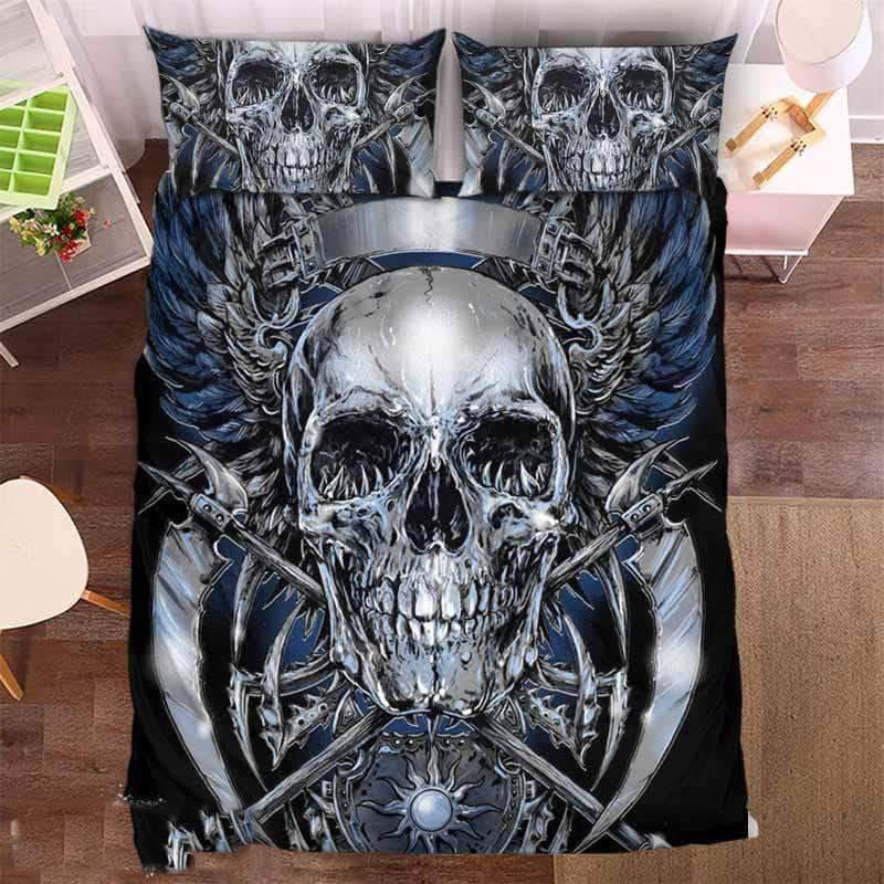 Reaper Skull 3D Customized Duvet Cover Bedding Set
