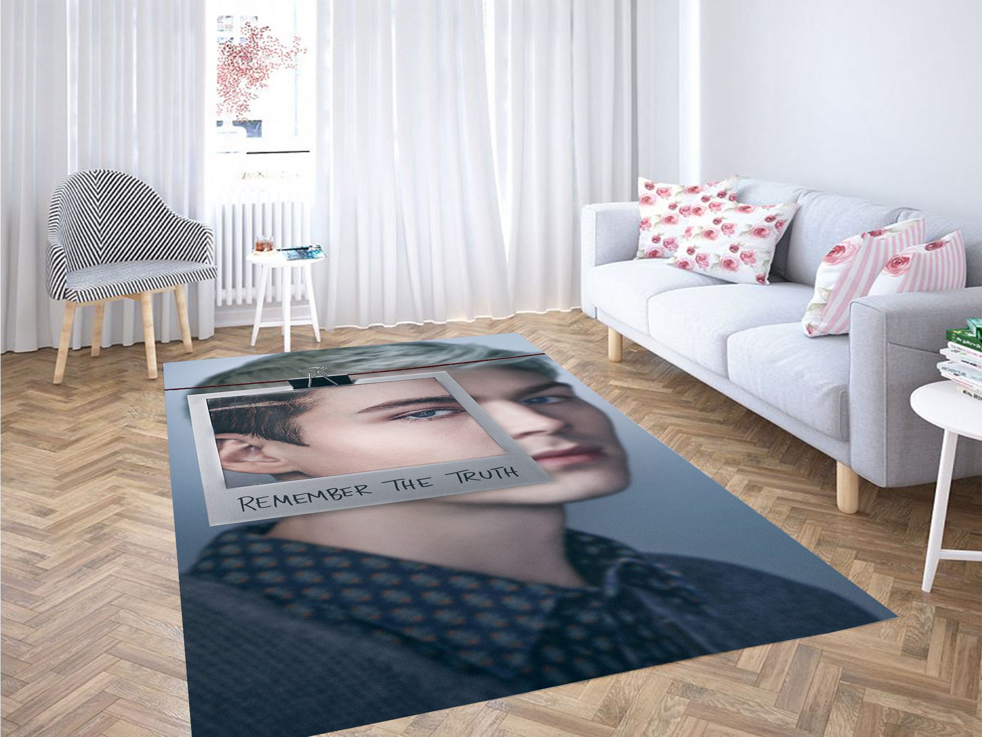Reasons Alex Wallpaper Carpet Rectangle Rug