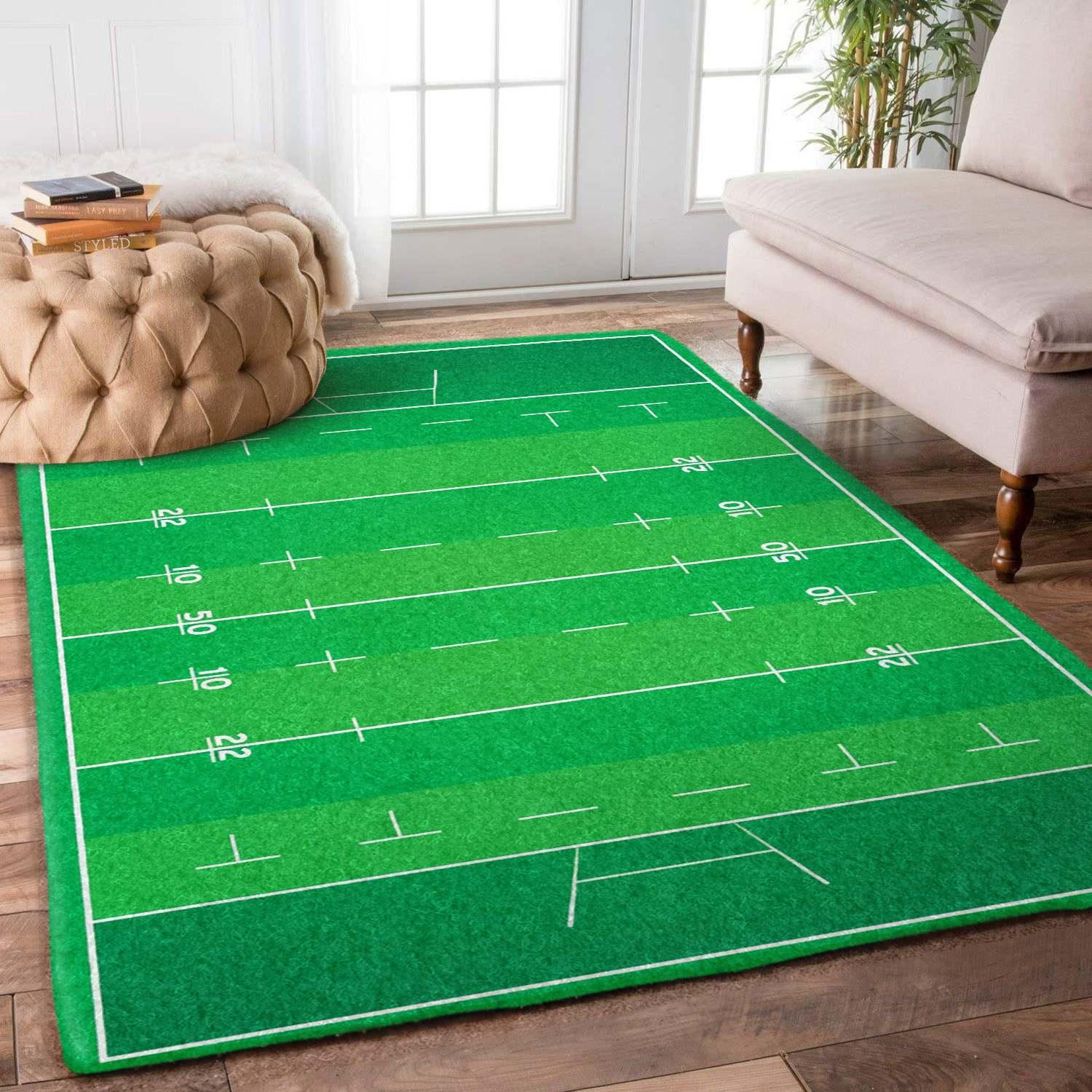 Rectangle Rugby Rectangle Rug