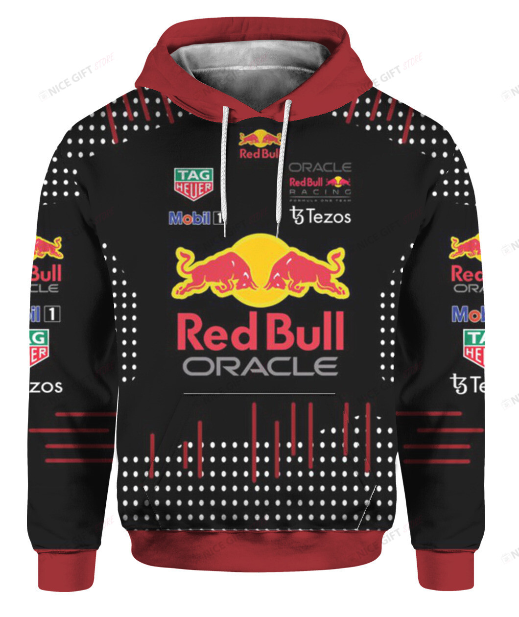 Red Bull Oracle 3D Hoodie Gift For Fans