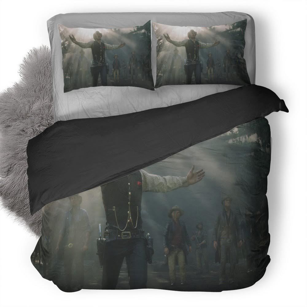 Red Dead Redemption 15 3D Customized Duvet Cover Bedding Set