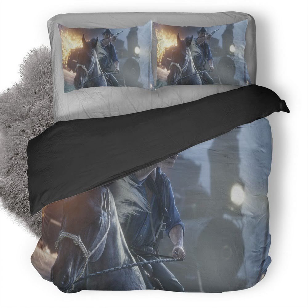 Red Dead Redemption 18 3D Customized Duvet Cover Bedding Set