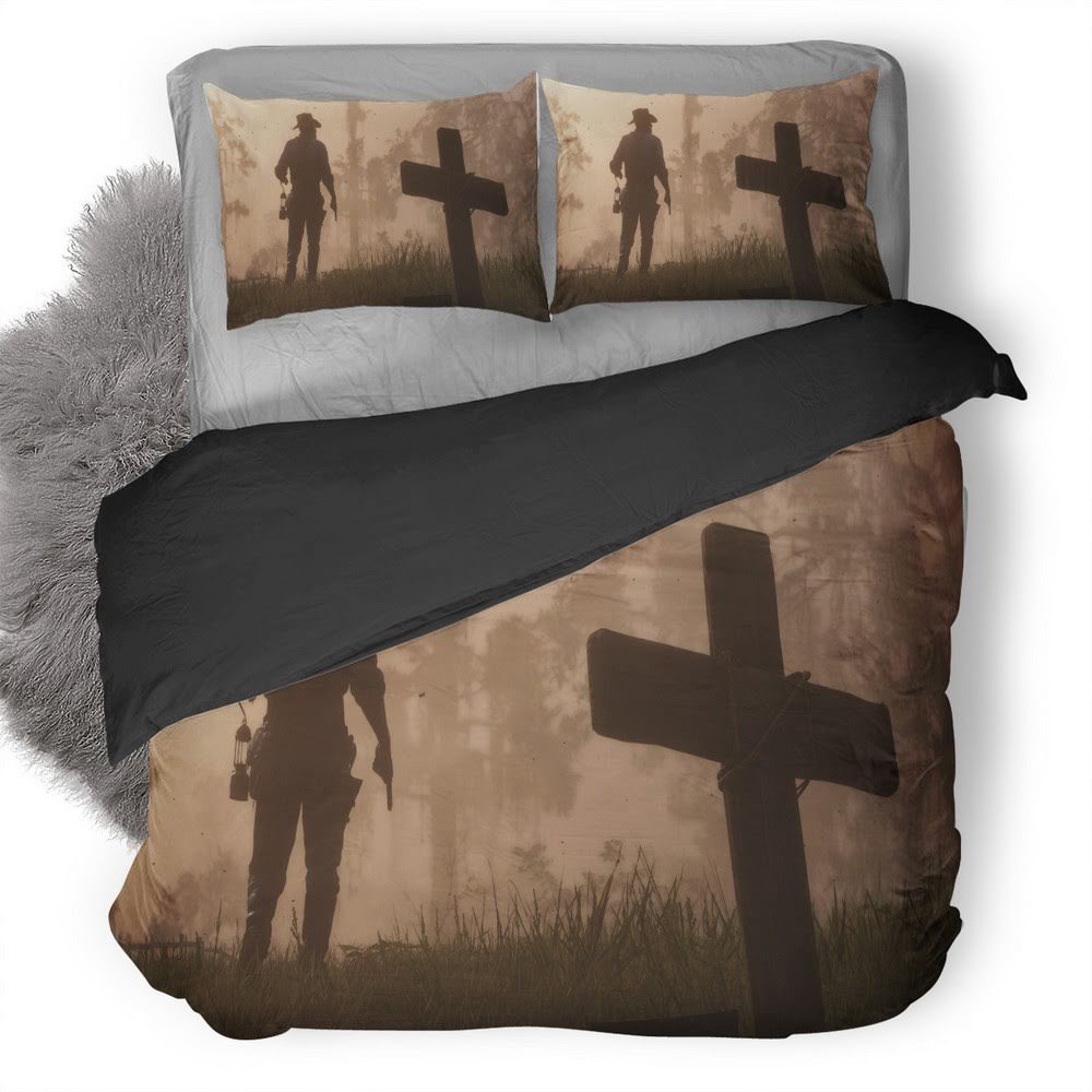 Red Dead Redemption 19 3D Customized Duvet Cover Bedding Set