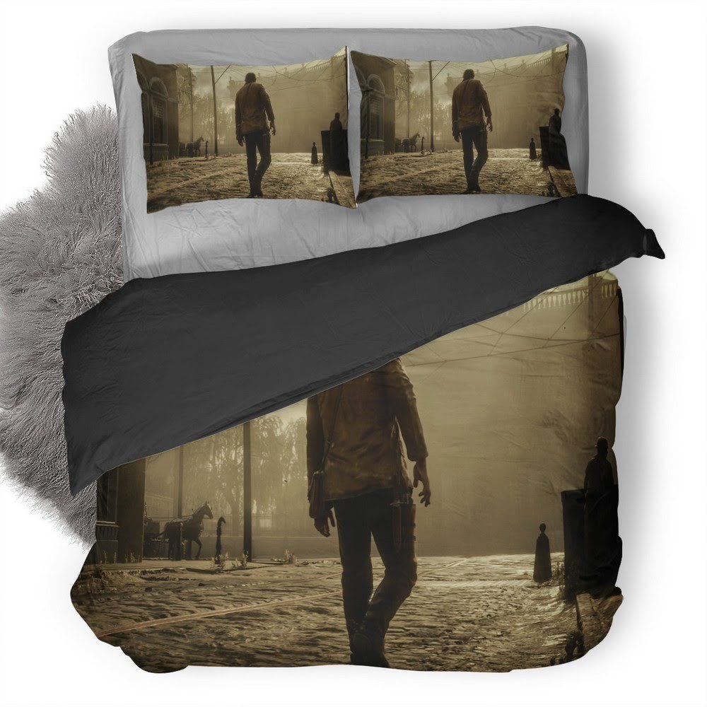 Red Dead Redemption 21 3D Customized Duvet Cover Bedding Set