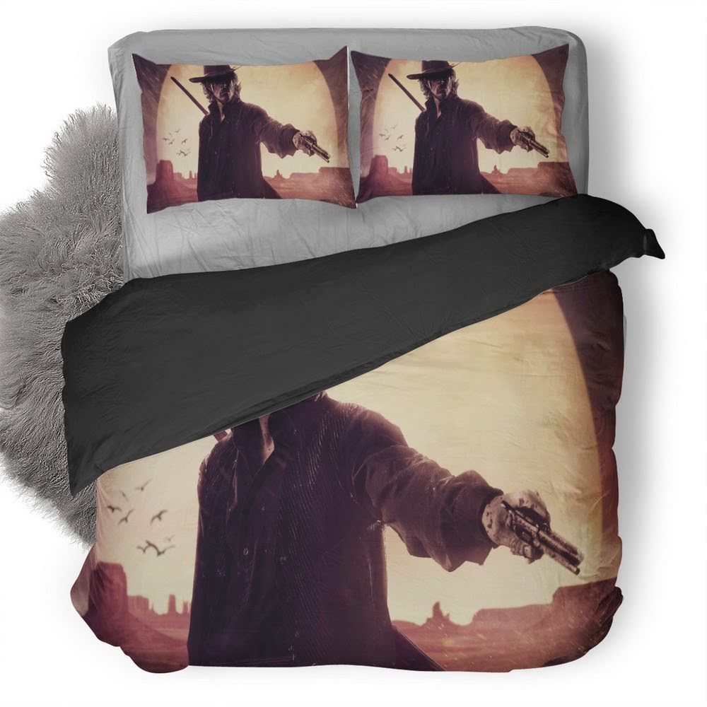 Red Dead Redemption 23 3D Customized Duvet Cover Bedding Set